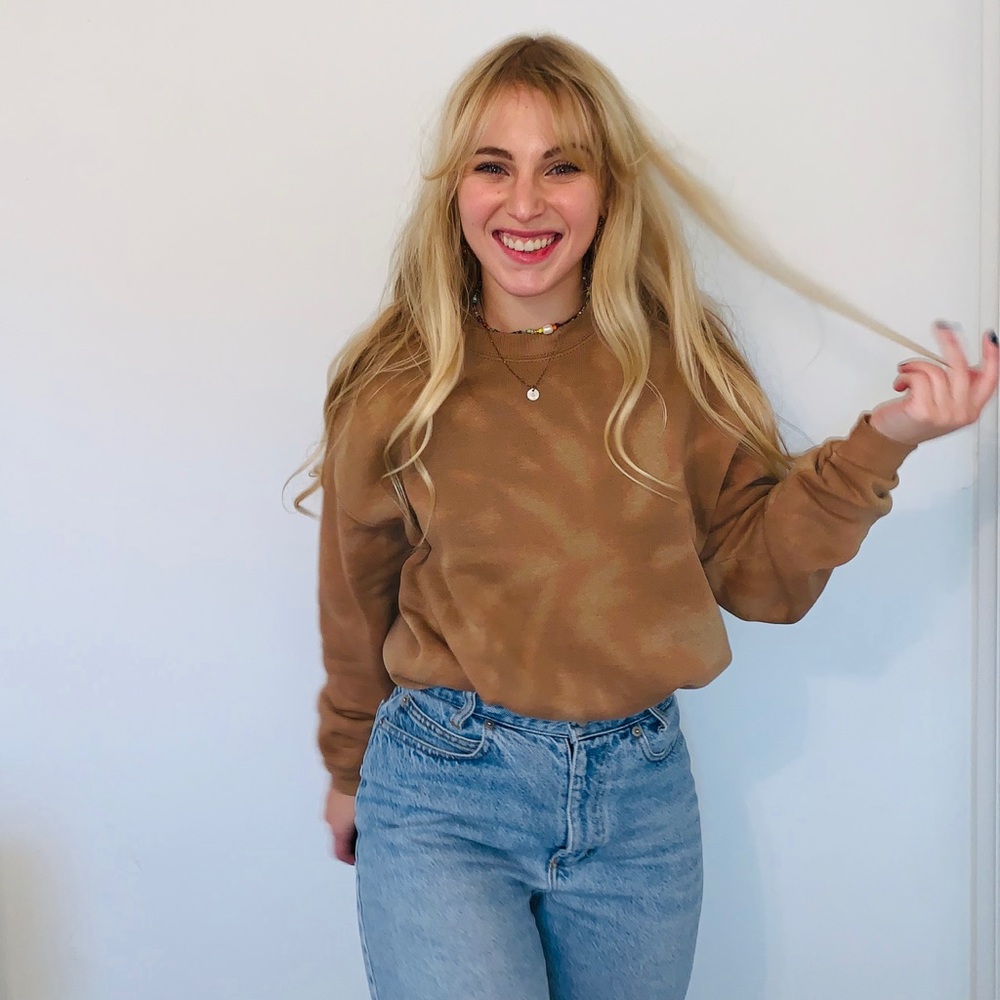 Lee Reverse Tie Dye Crew Neck Sweatshirt